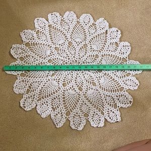3 22” doilies